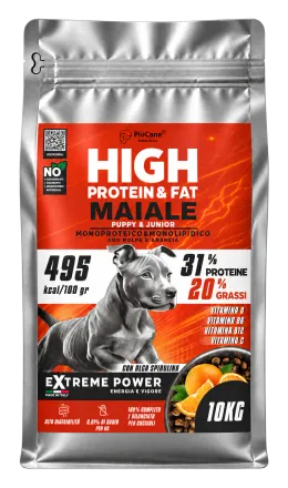 Sacco ExtremePower Puppy & Junior Maiale, 10 kg