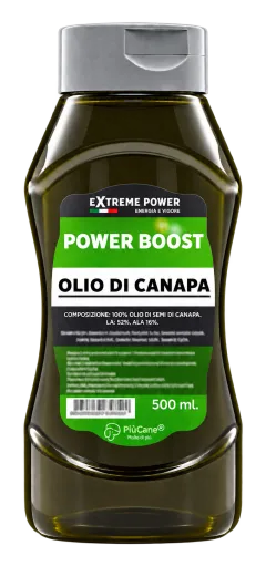 Olio di Canapa per Cani - PiùCane