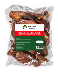 Orecchie di Maiale Essiccate Cani - PiùCane
