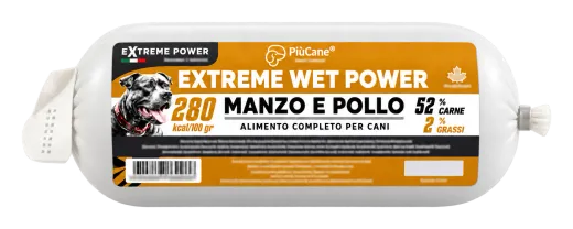 Extreme Wet Power Manzo e Pollo umido cani