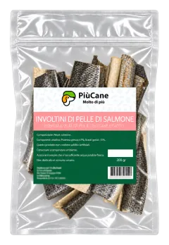 Involtini Pelle Salmone - PiùCane