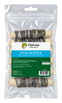 Stick di Pesce Essiccato - PiùCane