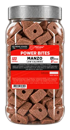 Bites Manzo Low Cal - PiùCane, 500 g