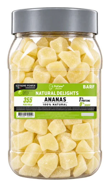 PiùCane Extreme Power Natural Delights Ananas, 280 g