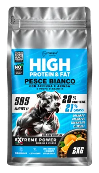 ExtremePower Adult Pesce - Crocchette alta energia 5050 Kcal, 2 kg