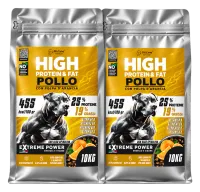 ExtremePower Adult Pollo - Crocchette alta energia 4550 Kcal, 20 kg