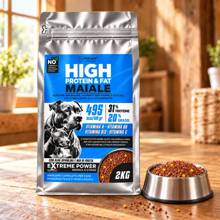 Sacco ExtremePower Granulare Mother & Puppy e ciotola