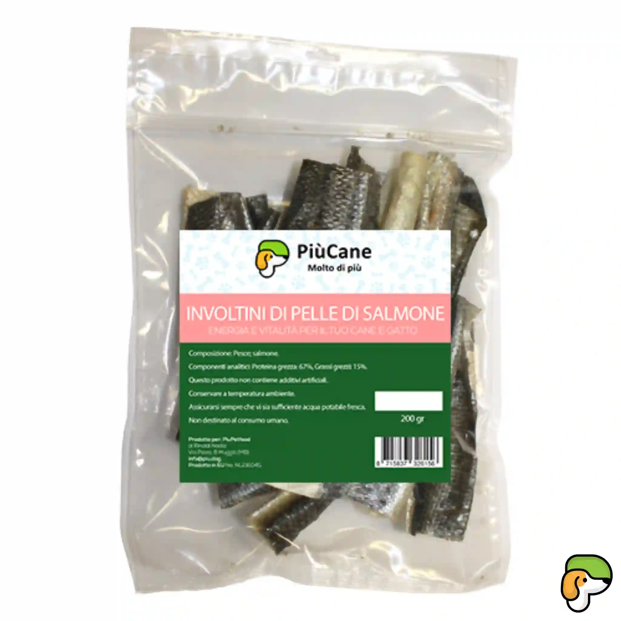 Involtini Pelle Salmone - PiùCane