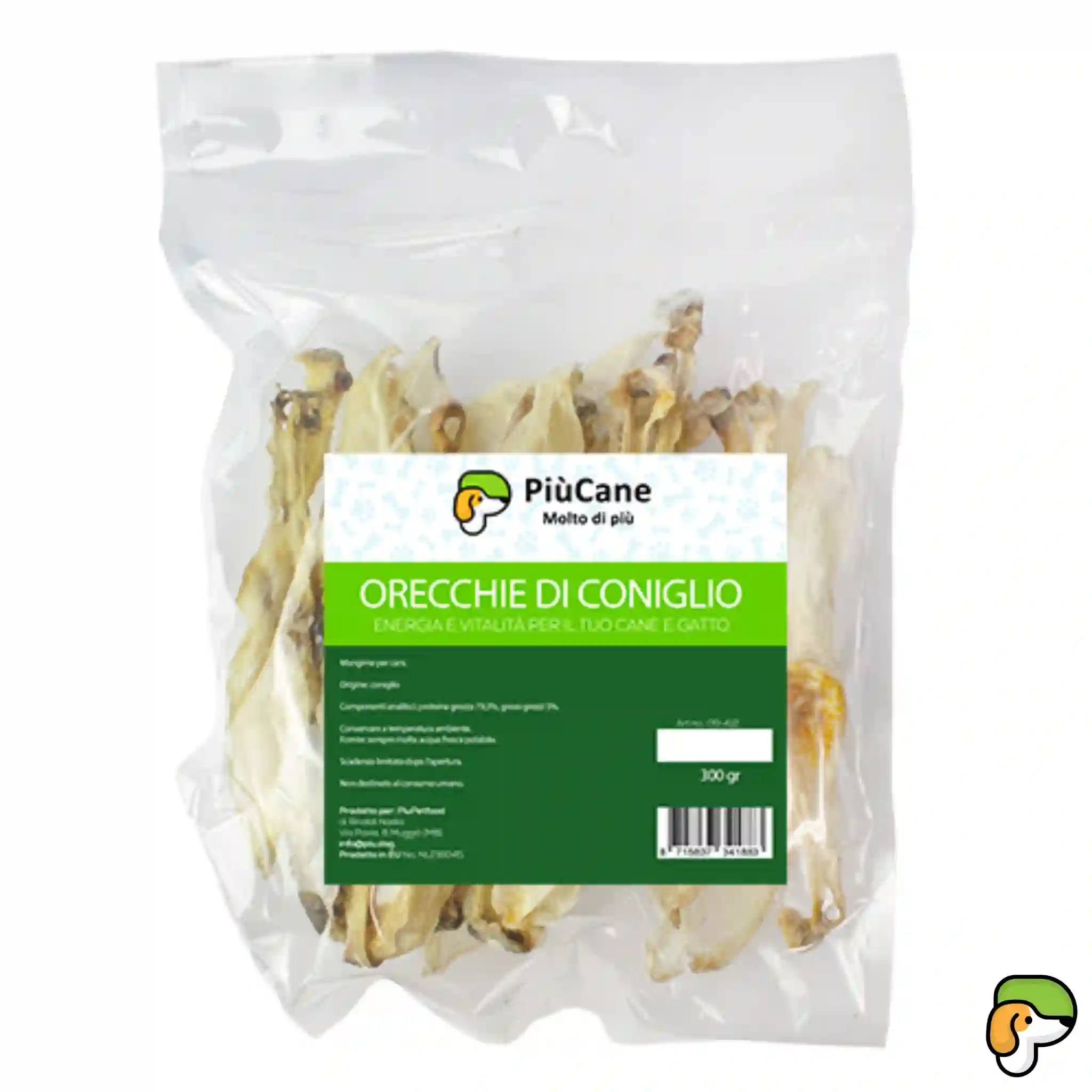 Orecchie di Coniglio con Pelo - PiùCane