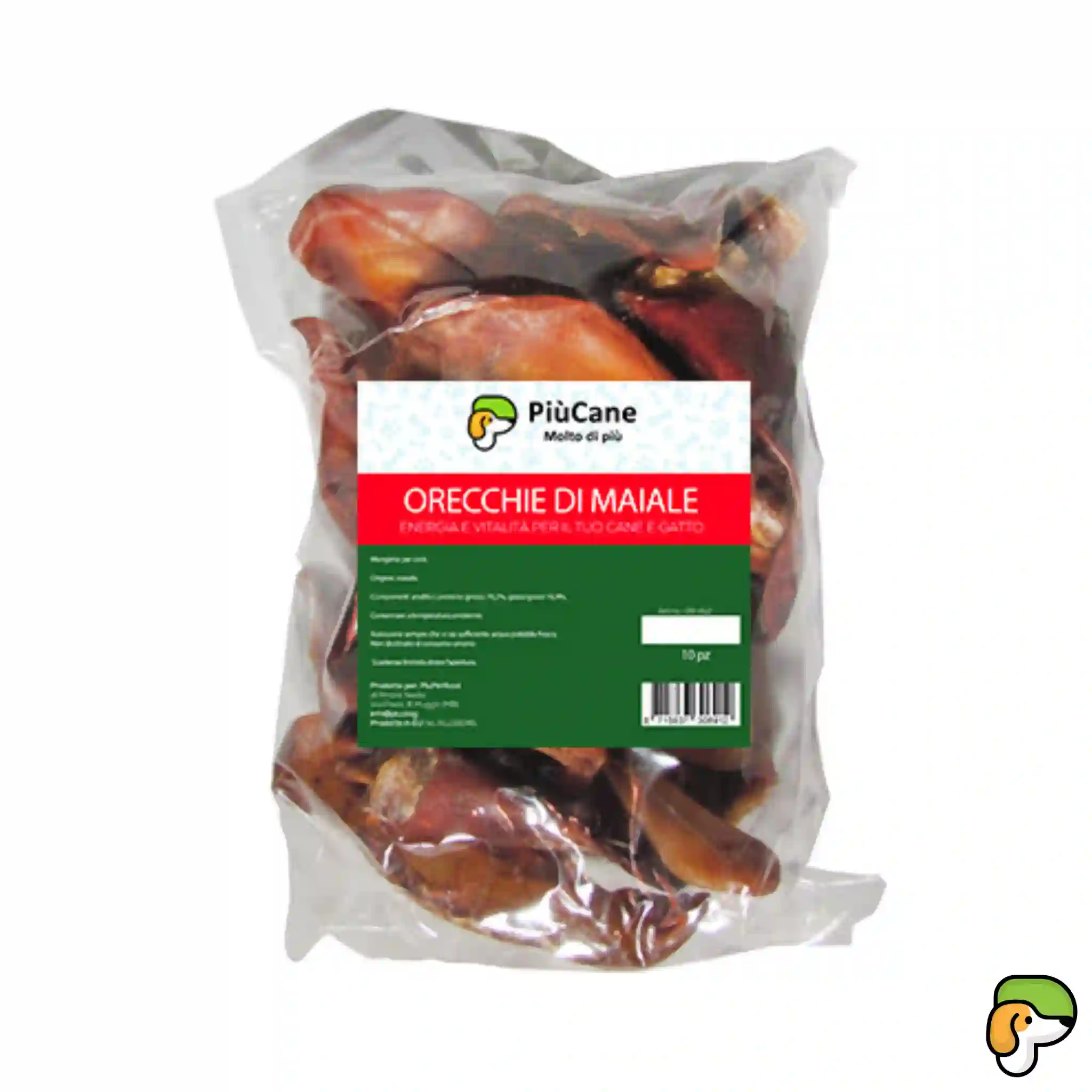 Orecchie di Maiale Essiccate Cani - PiùCane
