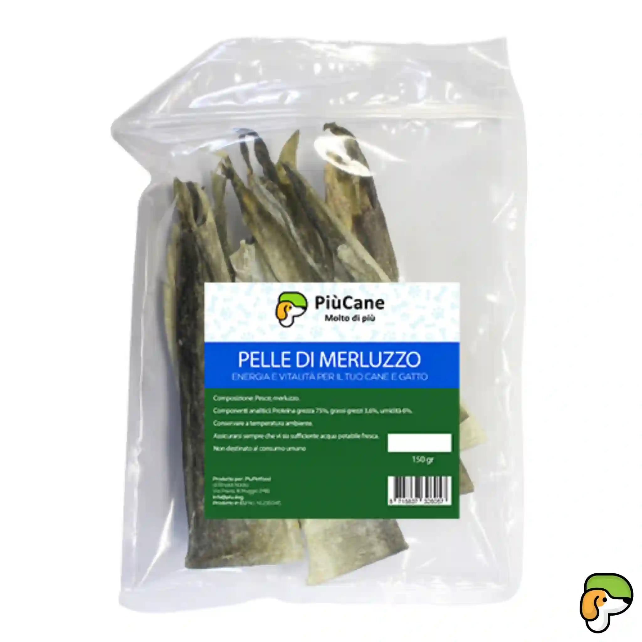 Pelle di Merluzzo Essiccata - PiùCane