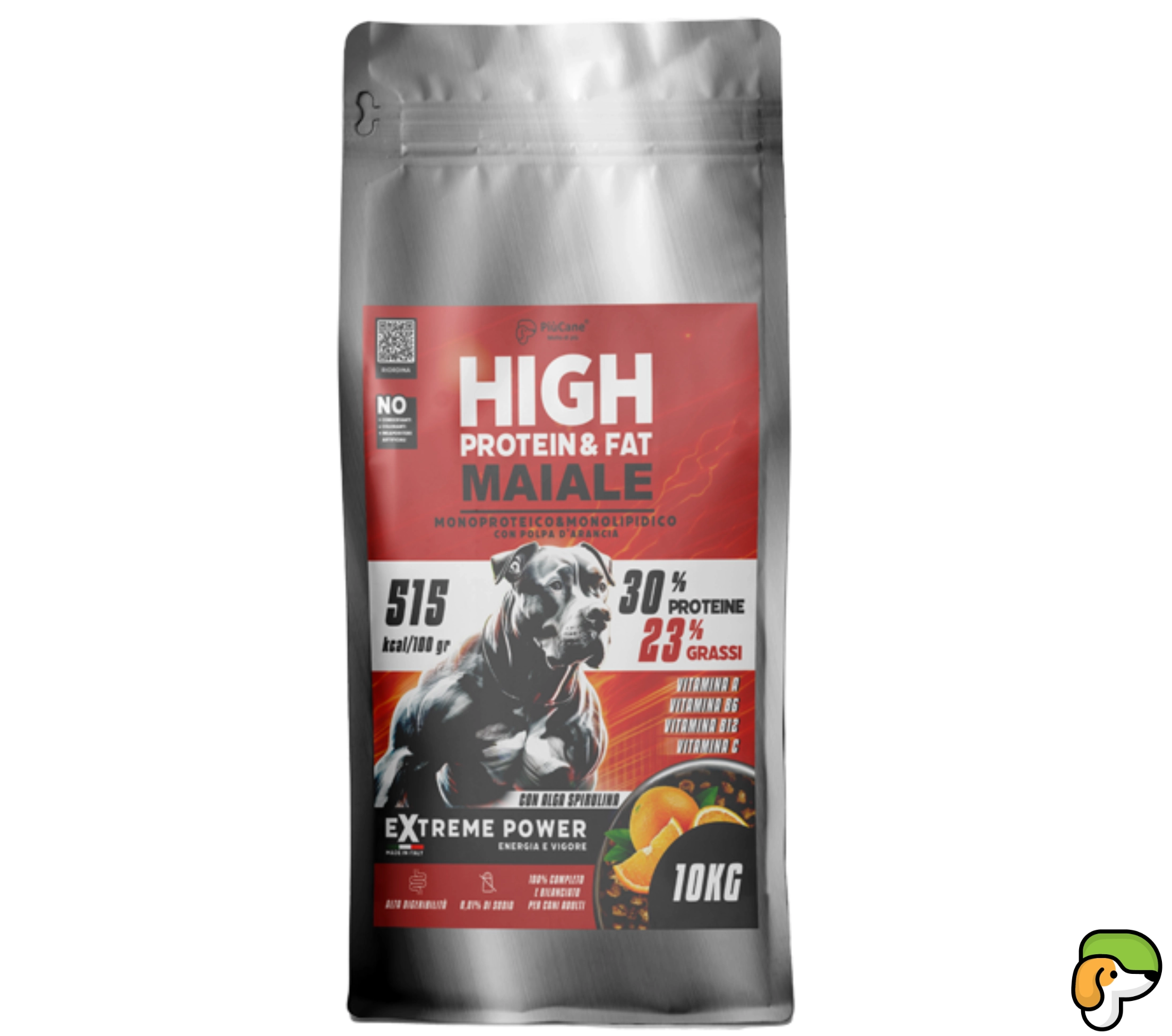 PiùCane ExtremePower - Crocchette alta energia per cani sportivi