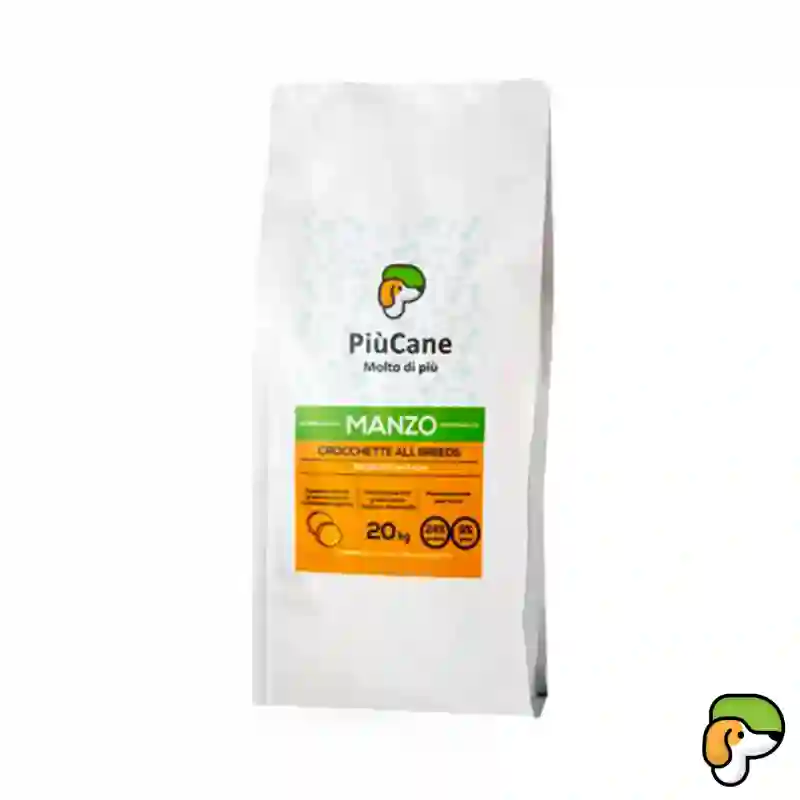PiùCane Original - Crocchette manzo economiche 20kg